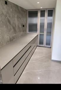 Kitchen Image of 1090 Sq.ft 3 BHK Apartment / Flat for rent in Ganesh Malabar County III, Chharodi Ahmedabad for Rs. 40000