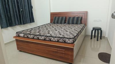 Bedroom Image of 1050 Sq.ft 1 BHK Apartment / Flat for rent in Surya Kiran Aakash Homes, Sarkhej- Okaf Ahmedabad for Rs. 15500