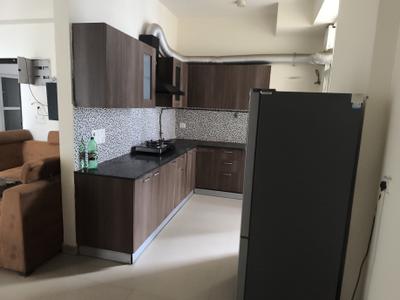 Kitchen Image of 1500 Sq.ft 3 BHK Apartment / Flat for rent in JM Aroma, Sector 75 Noida for Rs. 45000