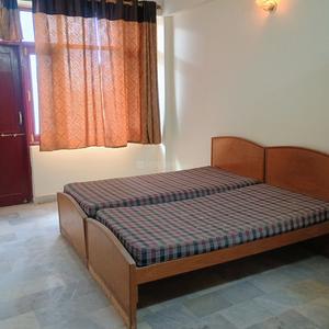 Bedroom Image of 1500 Sq.ft 3 BHK Builder Floor for rent in Ashok Nagar Jaipur for Rs. 40000