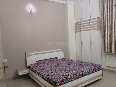 Bedroom Image of 1400 Sq.ft 2 BHK Builder Floor for rent in Malviya Nagar Jaipur for Rs. 30000