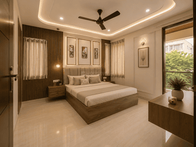 Bedroom Image of 1580 Sq.ft 3 BHK Apartment / Flat for sale in Jhotwara Jaipur for Rs. 6449000