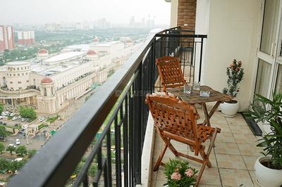 Balcony Image of 1750 Sq.ft 3 BHK Apartment / Flat for rent in Paarth Aadyant, Ahmamau Lucknow for Rs. 45000