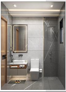 Bathroom Image of 1850 Sq.ft 3 BHK Builder Floor for sale in Wave Floors, Wave City Ghaziabad for Rs. 9800000