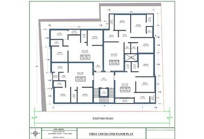 Floor Plan Image of 1047 Sq.ft 2 BHK Apartment / Flat for sale in Madipakkam Chennai for Rs. 7852500