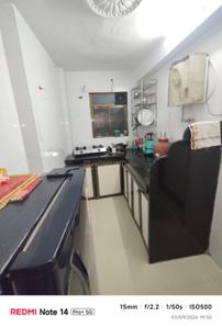 Kitchen Image of 1300 Sq.ft 3 BHK Apartment / Flat for rent in Nilambari, Airoli Navi Mumbai for Rs. 65000