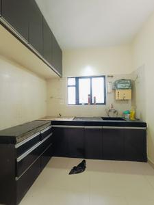 Kitchen Image of 980 Sq.ft 2 BHK Apartment / Flat for rent in Kumar Kumar Periwinkle, Kharadi Pune for Rs. 30000