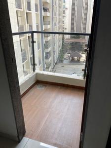 Balcony Image of 1200 Sq.ft 3 BHK Apartment / Flat for rent in Darshanam Club Life Phase Il, Undera Vadodara for Rs. 26000