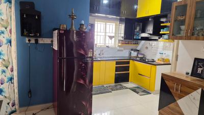 Kitchen Image of 1280 Sq.ft 3 BHK Apartment / Flat for rent in Amaravathi Icon, Electronic City Bengaluru for Rs. 38000