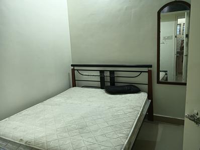 Bedroom Image of 500 Sq.ft 1 RK Independent House for rent in Thanisandra Bengaluru for Rs. 14000