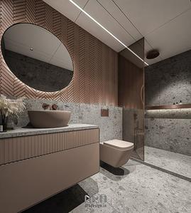 Bathroom Image of 993 Sq.ft 3 BHK Apartment / Flat for sale in Sheth Promont, Sion Mumbai for Rs. 33400000