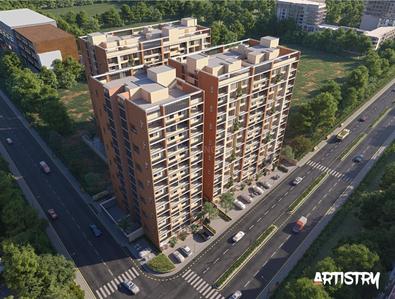 Image of 2916 Sq.ft 3 BHK Apartment / Flat for sale in Sculpture, Ognaj, Ahmedabad for Rs. 16500000