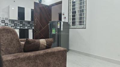 Living Room Image of 680 Sq.ft 1 BHK Apartment / Flat for rent in Kondapur Hyderabad for Rs. 25500