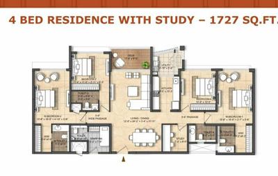 Image of 1727 Sq.ft 4 BHK Apartment / Flat for sale in Lodha Divino, Matunga East, Mumbai for Rs. 96000000