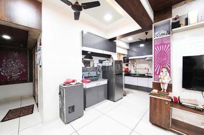 Kitchen Image of 1269 Sq.ft 3 BHK Apartment / Flat for sale in Kathwada Ahmedabad for Rs. 6800000