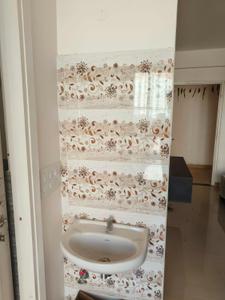 Bathroom Image of 421 Sq.ft 1 BHK Apartment / Flat for rent in Manglam Aadhar Vaishali Estate, Girdharipura Jaipur for Rs. 12500