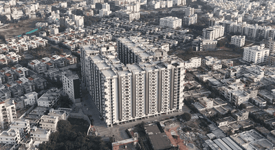 Image of 1193 Sq.ft 2 BHK Apartment / Flat for sale in Kismatpur, Hyderabad for Rs. 9300000