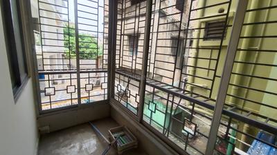 Balcony Image of 1152 Sq.ft 3 BHK Apartment / Flat for sale in Chinar Park Kolkata for Rs. 5500000