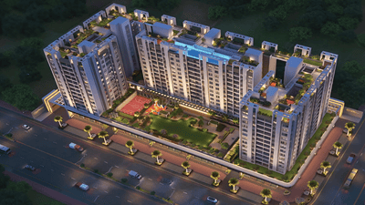 Image of 1333 Sq.ft 2 BHK Apartment / Flat for sale in Om Yashodham, Ravet, Pune for Rs. 10000000