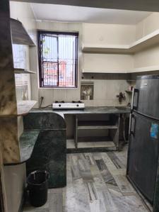 Kitchen Image of 500 Sq.ft 2 BHK Builder Floor for rent in Darshan Purwa Kanpur for Rs. 15000