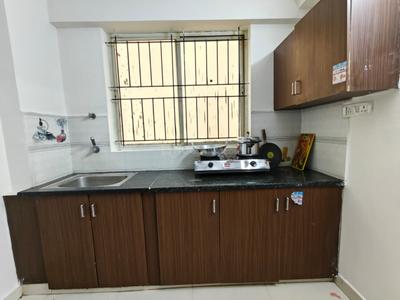 Kitchen Image of 550 Sq.ft 1 BHK Apartment / Flat for rent in Brookefield Bengaluru for Rs. 17000