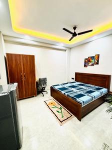 Bedroom Image of 593 Sq.ft 1 RK Independent House for rent in Sector 52 Gurgaon for Rs. 21000