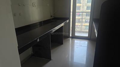 Kitchen Image of 580 Sq.ft 1 BHK Apartment / Flat for rent in Dheeraj Jade Residences , Wagholi Pune for Rs. 19000