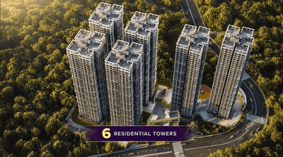 Image of 1905 Sq.ft 3 BHK Apartment / Flat for sale in DSR Ciel, Osman Nagar, Hyderabad for Rs. 14000000