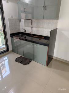Kitchen Image of 400 Sq.ft 1.5 BHK Apartment / Flat for rent in Kasarvadavali Thane for Rs. 16000
