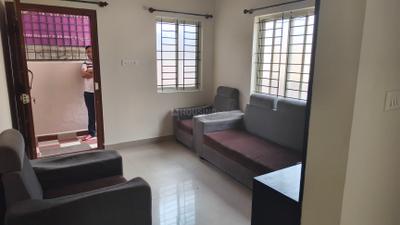 Living Room Image of 900 Sq.ft 2 BHK Builder Floor for rent in New Tippasandra Bengaluru for Rs. 25000