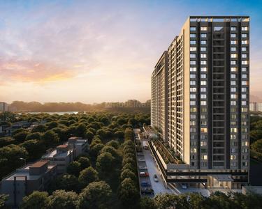 Image of 1345 Sq.ft 3 BHK Apartment / Flat for sale in Garve Akshara Grandeur, Punawale, Pune for Rs. 8700000