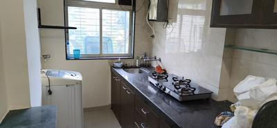 Kitchen Image of 450 Sq.ft 1 BHK Apartment / Flat for rent in Borivali East Mumbai for Rs. 34000