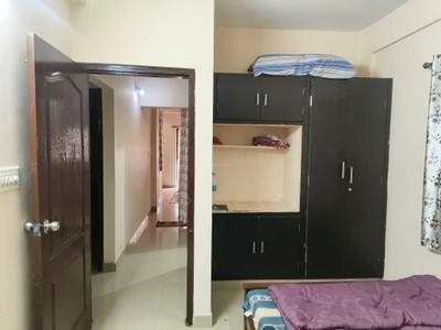 Bedroom Image of 1200 Sq.ft 2 BHK Builder Floor for rent in Sahakara Nagar Bengaluru for Rs. 30000