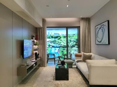 Living Room Image of 1000 Sq.ft 3 BHK Apartment / Flat for sale in Rustomjee La Vie Wing C, Thane West Thane for Rs. 19800000