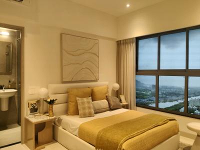 Bedroom Image of 950 Sq.ft 2 BHK Apartment / Flat for sale in Rustomjee La Familia Wing B, Thane West Thane for Rs. 15000000