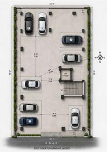 Floor Plan Image of 1020 Sq.ft 2 BHK Apartment / Flat for sale in Madipakkam Chennai for Rs. 11600000