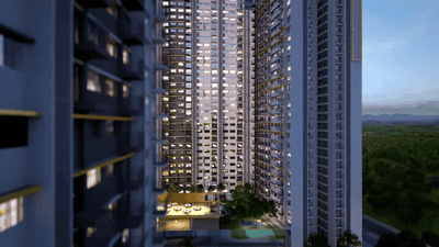 Image of 1012 Sq.ft 2 BHK Apartment / Flat for sale in Mahindra Citadel Tower L, Chinchwad, Pune for Rs. 10100000