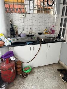 Kitchen Image of 350 Sq.ft 1 RK Builder Floor for rent in Indira Nagar Bengaluru for Rs. 18000