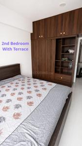 Bedroom Image of 1440 Sq.ft 2 BHK Penthouse for rent in Savya Skyz, Zundal Ahmedabad for Rs. 30000