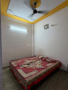 Bedroom Image of 350 Sq.ft 1 BHK Builder Floor for rent in Sector 6 Rohini New Delhi for Rs. 12000