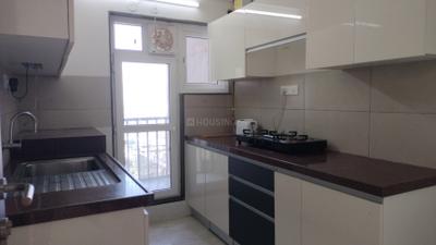 Kitchen Image of 850 Sq.ft 2 BHK Apartment / Flat for rent in Shapoorji Pallonji BKC 28, Bandra East Mumbai for Rs. 120000