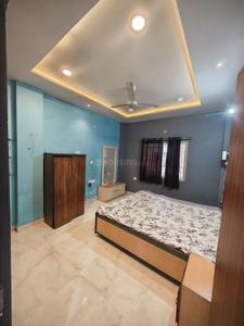 Bedroom Image of 450 Sq.ft 1 BHK Builder Floor for rent in Vijay Nagar Indore for Rs. 14000