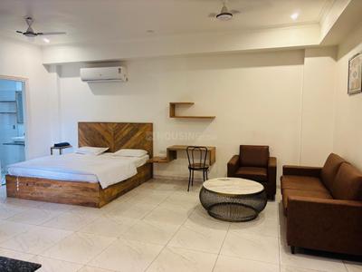 Bedroom Image of 500 Sq.ft 1 RK Apartment / Flat for rent in  SDC Raghav Apartment, Shyam Nagar Jaipur for Rs. 25000