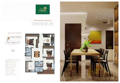 Hall Image of 1244 Sq.ft 2 BHK Apartment / Flat for sale in Srivari Vididhi, Thatithopu Tirupathi for Rs. 5600000