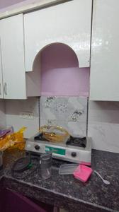 Kitchen Image of 650 Sq.ft 1 BHK Builder Floor for rent in Vasundhara Ghaziabad for Rs. 15000