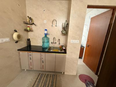 Kitchen Image of 370 Sq.ft 1 RK Builder Floor for rent in Arun Vihar, Sector 37 Noida for Rs. 16400