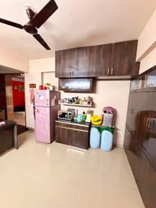 Kitchen Image of 2115 Sq.ft 3 BHK Apartment / Flat for rent in Gala Aria, South Bopal Ahmedabad for Rs. 45000