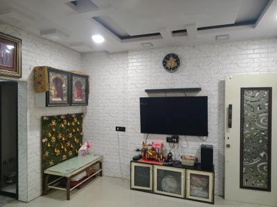 Living Room Image of 530 Sq.ft 1 BHK Apartment / Flat for rent in Kasarvadavali Thane for Rs. 18000