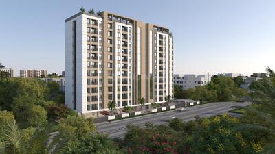 Image of 933 Sq.ft 2 BHK Apartment / Flat for sale in Jain Aadhya Bharth, Korattur, Chennai for Rs. 10300000
