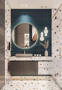 Bathroom Image of 2000 Sq.ft 3 BHK Apartment / Flat for rent in Hearth Ecotech, Kharar Mohali for Rs. 18000